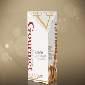 ACEITE PARA MASAJE Y LUBRICACION MISS V GOURMET LICOR CREM