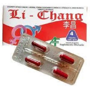 VIGORIZANTE LICHANG BLISTER X 4 UNIDADES