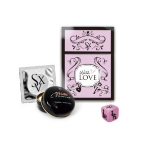 LOVE KIT 01 (DADO-VELA-PRESERVATIVO)