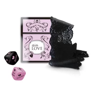 KIT DE DADOS MAS ANTIFAZ DE ENCAJE
