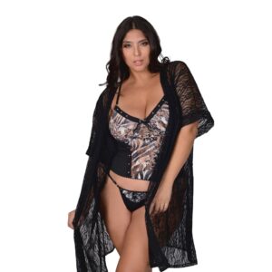 body corset lycra con animal print talles grandes + cola less