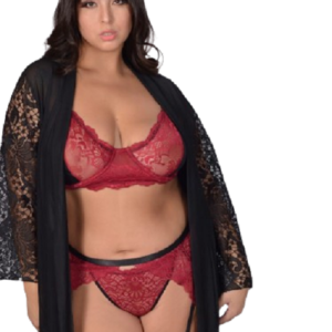 CONJUNTO COLA LESS CORPIÑO Y PORTALIGAS TALLES 100 AL 130