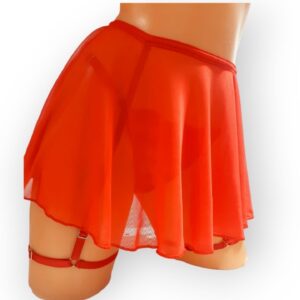 pollera con liguero