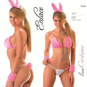 DISFRAZ DE CONEJITA ROSA