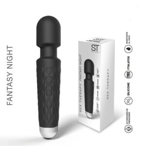 MASAJEADOR NEGRO FANTASIA CARGA USB