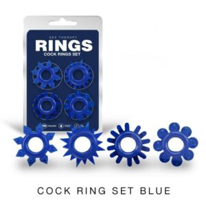 SET DE ANILLOS AZULES