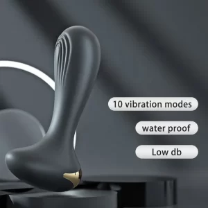 PLUG ANAL VIBRADOR KIZ