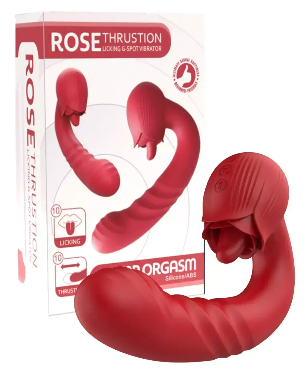 VIBRADOR 3 EN UNO CON LENGUA EN UNA DE SUS PARTES USB