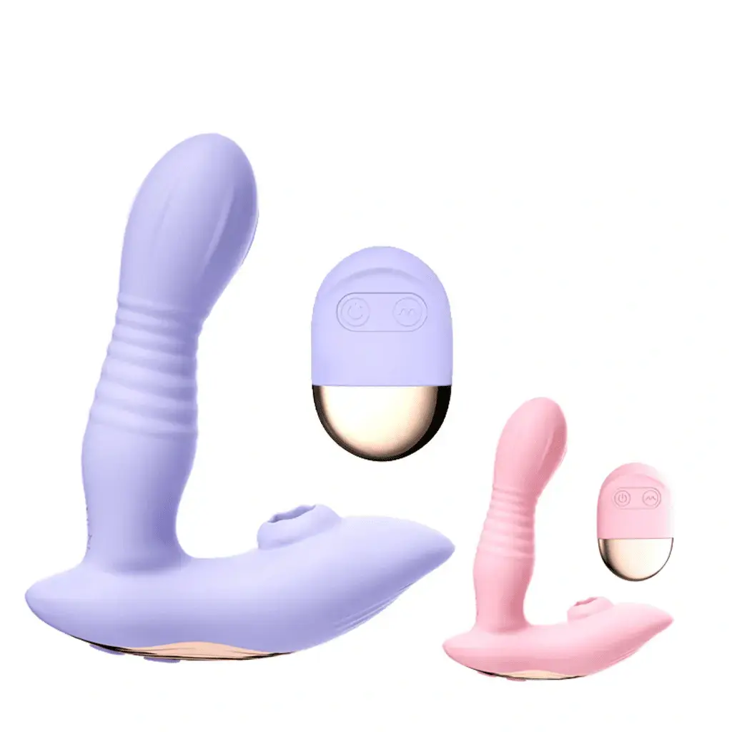 VIBRADOR SUCCIONADOR CON CONTROL REMOTO SUBE Y BAJA USB