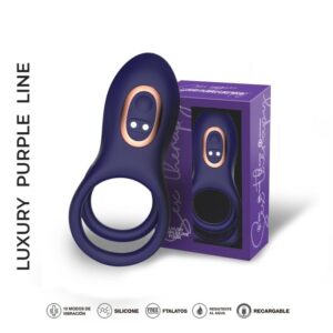 ANILLO VIBRADOR USB CON AGARRE DE TESTICULOS