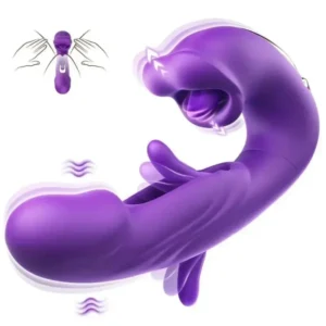 Vibrador 3 en 1 (FUNCIONA EL VIBRO Y ALETEO, NO LA BOCA)